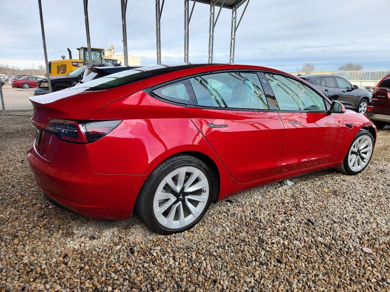 Photo 3 from auction – 2022 TESLA MODEL 3 with VIN 5YJ3E1EA2NF288764