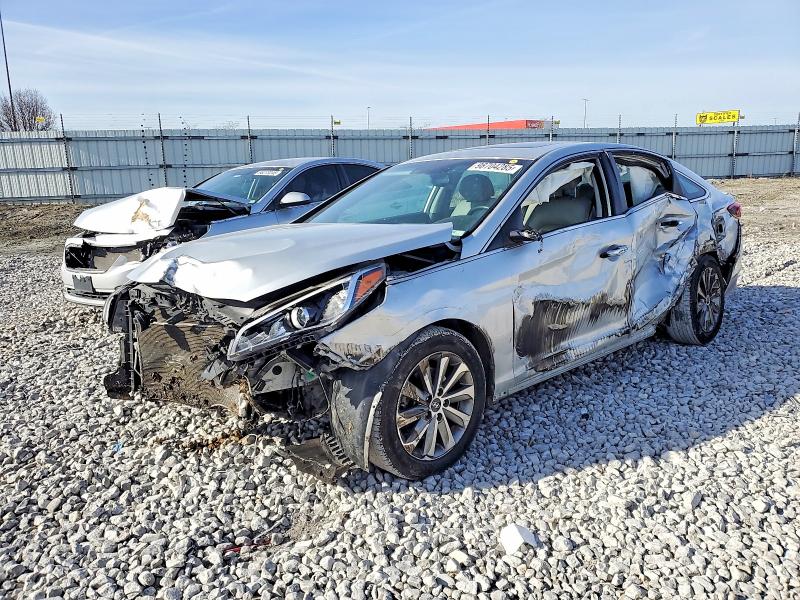 HYUNDAI SONATA 2016 with VIN 5NPE34AF3GH390113 - Photo from auction
