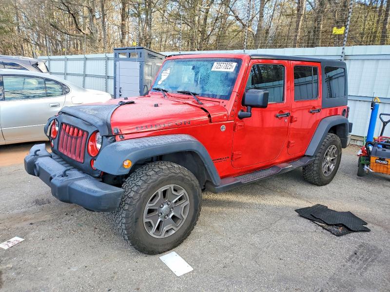 JEEP WRANGLER U 2015 with VIN 1C4BJWFG0FL592410 - Photo from auction