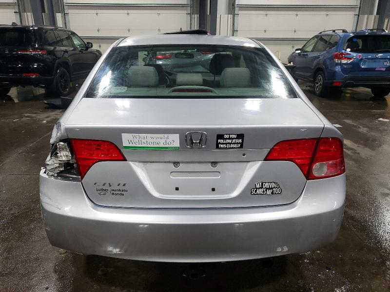 Photo 6 from auction – 2008 HONDA CIVIC LX with VIN 2HGFA16528H357754
