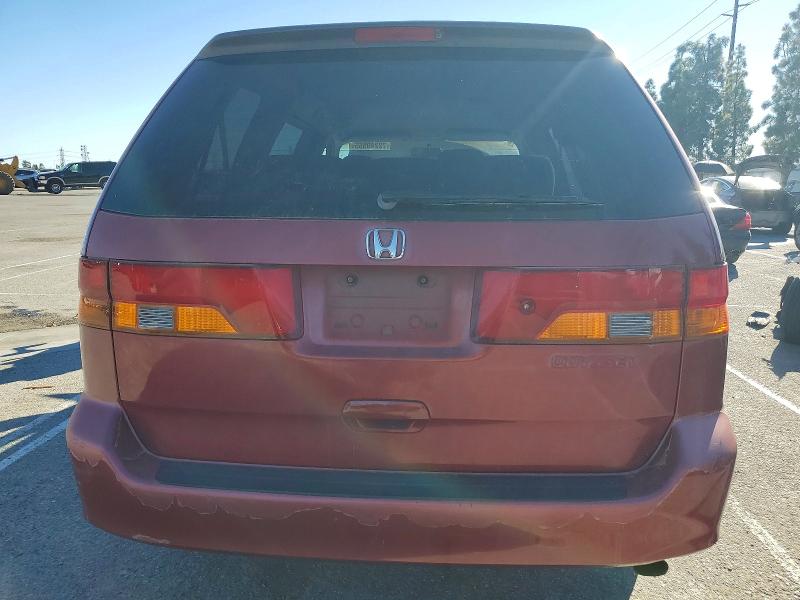 Photo 6 from auction – 2002 HONDA ODYSSEY EX with VIN 2HKRL18612H568924