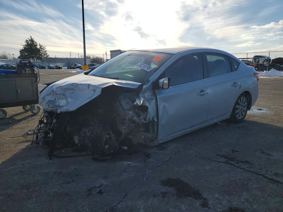 NISSAN SENTRA S 2015 with VIN 3N1AB7APXFL630609 - Photo from auction