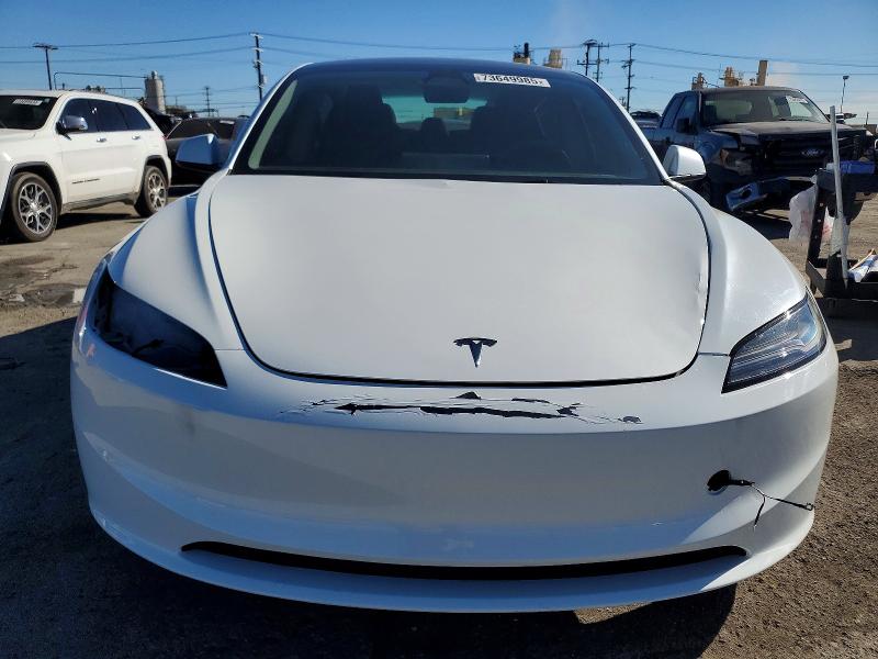 Photo 5 from auction – 2024 TESLA MODEL 3 with VIN 5YJ3E1EA7RF732484