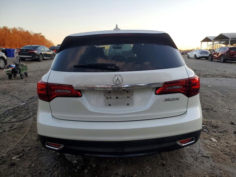 Photo 6 from auction – 2016 ACURA MDX with VIN 5FRYD3H24GB003105