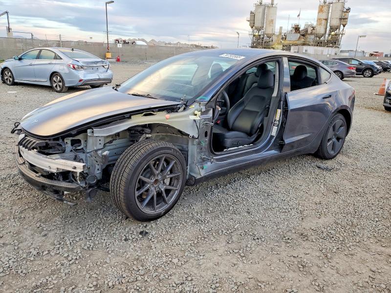 TESLA MODEL 3 2023 with VIN 5YJ3E1EAXPF644378 - Photo from auction