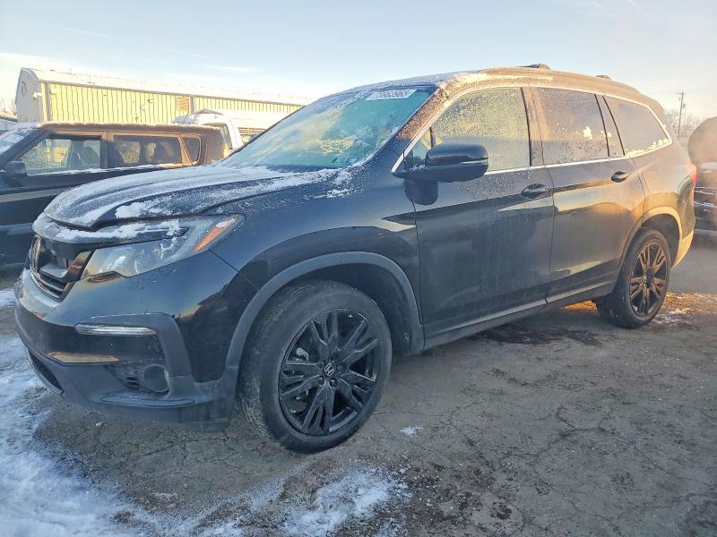 HONDA PILOT SE 2022 with VIN 5FNYF6H29NB065349 - Photo from auction