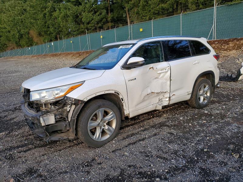 TOYOTA HIGHLANDER 2015 with VIN 5TDDCRFHXFS012740 - Photo from auction