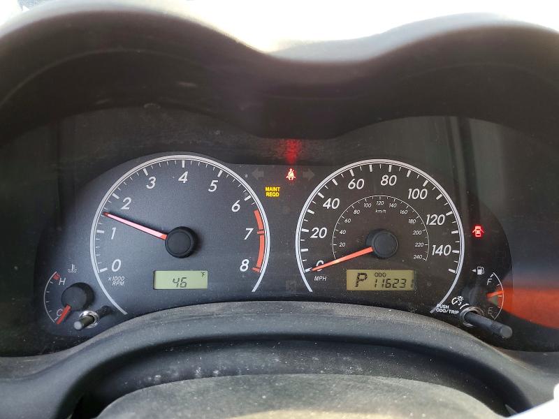 Photo 9 from auction – 2012 TOYOTA COROLLA BA with VIN 5YFBU4EE8CP007331