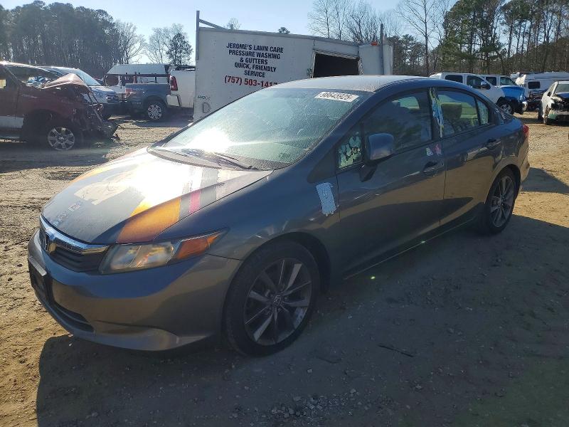 Foto 1 de la subasta – 2012 HONDA CIVIC LX con VIN 19XFB2F53CE388002