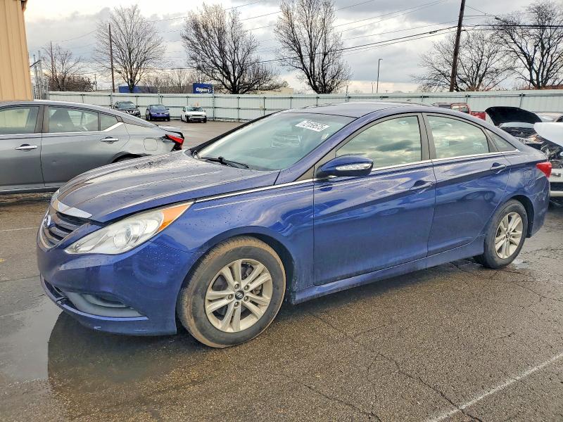 HYUNDAI SONATA GLS 2014 with VIN 5NPEB4AC6EH837071 - Photo from auction