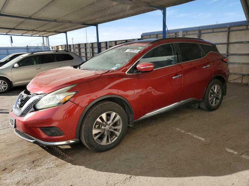 NISSAN MURANO 2015 with VIN 5N1AZ2MG0FN211803 - Photo from auction