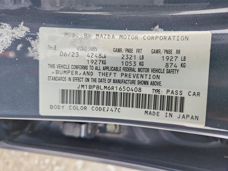صورة رقم 14 من المزاد - 2024 MAZDA 3 PREFERRE مع VIN JM1BPBLM6R1650408