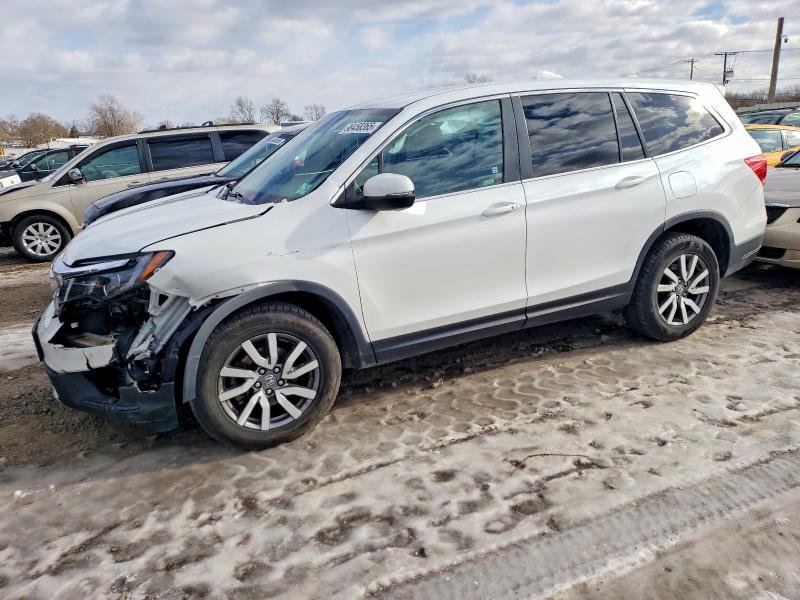 HONDA PILOT EX 2021 with VIN 5FNYF6H33MB067489 - Photo from auction