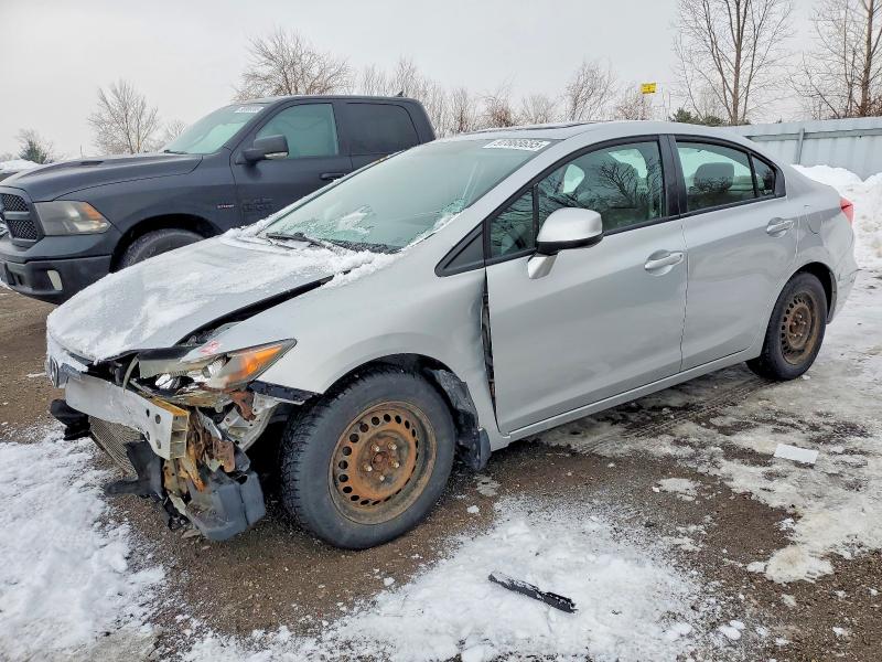 HONDA CIVIC LX 2012 with VIN 2HGFB2F54CH004525 - Photo from auction