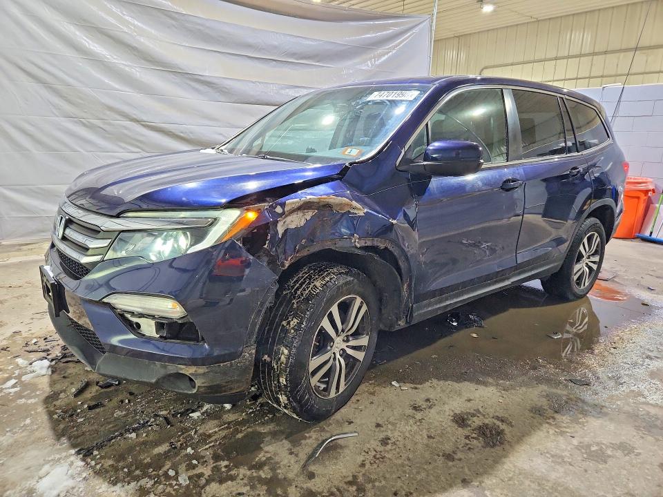 HONDA PILOT 2018 with VIN 5FNYF6H5XJB033966 - Photo from auction