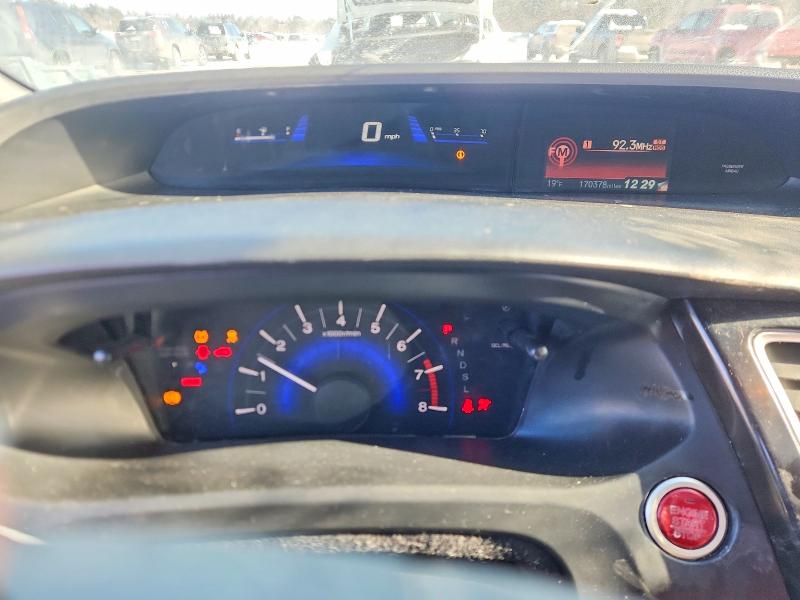 Photo 9 from auction – 2014 HONDA CIVIC EXL with VIN 2HGFB2F96EH509424