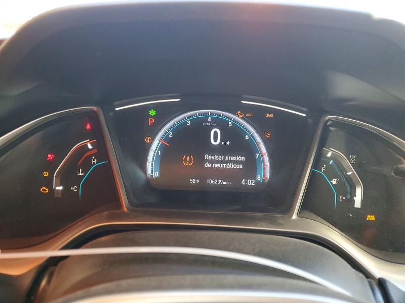 Photo 9 from auction – 2020 HONDA CIVIC with VIN 19XFC1F36LE007300