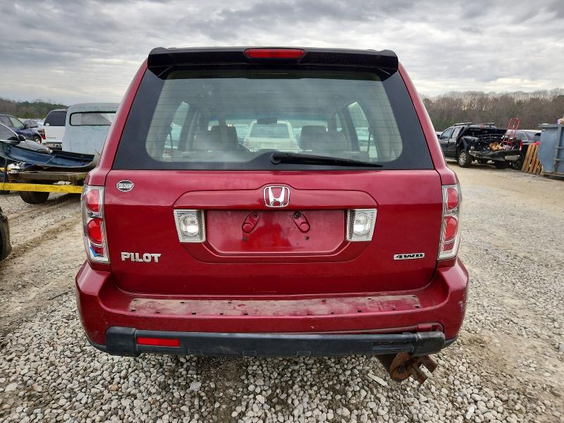 Photo 6 from auction – 2006 HONDA PILOT LX with VIN 5FNYF18146B023165
