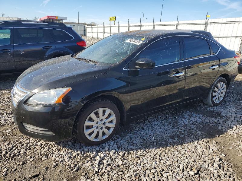 NISSAN SENTRA S 2014 with VIN 3N1AB7AP1EY273287 - Photo from auction