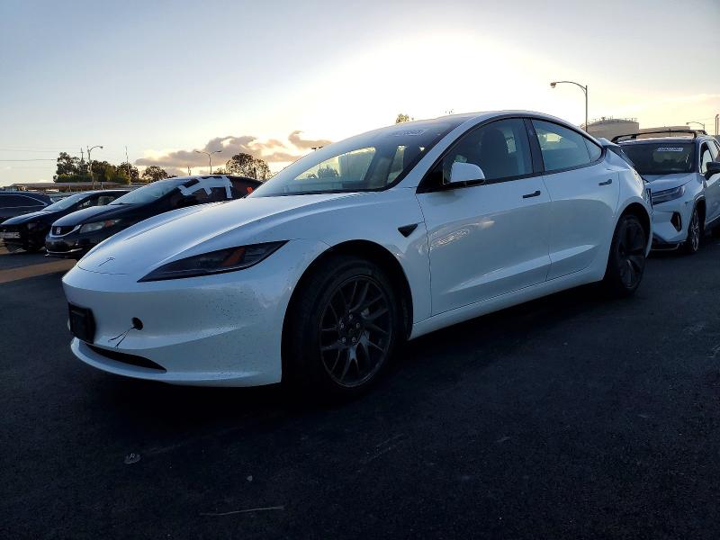 TESLA MODEL 3 2024 with VIN 5YJ3E1EA6RF787704 - Photo from auction