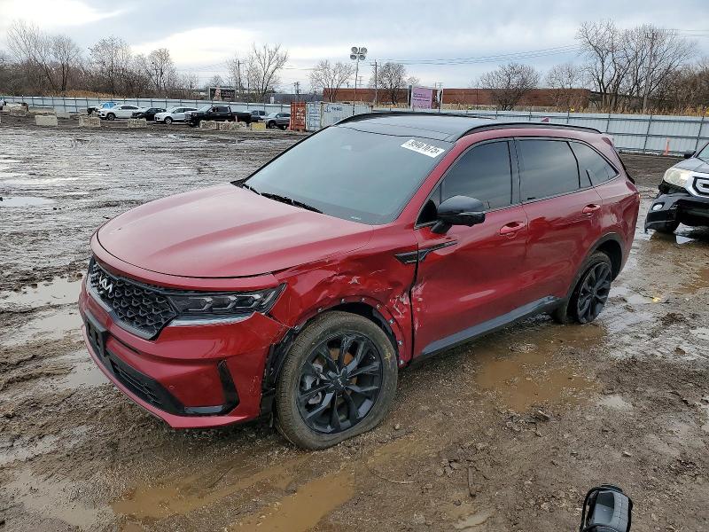 KIA SORENTO SX 2023 with VIN 5XYRKDLF6PG239775 - Photo from auction