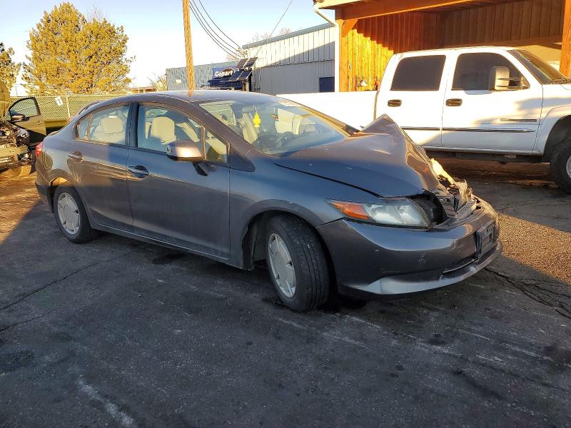 Photo 4 from auction – 2012 HONDA CIVIC HF with VIN 2HGFB2F60CH332016