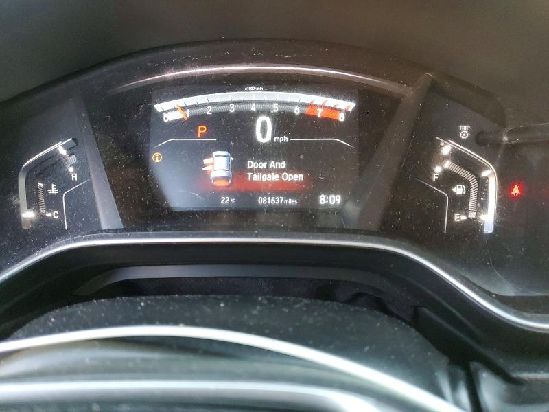 Photo 9 from auction – 2017 HONDA CR-V EX with VIN 2HKRW2H52HH612801