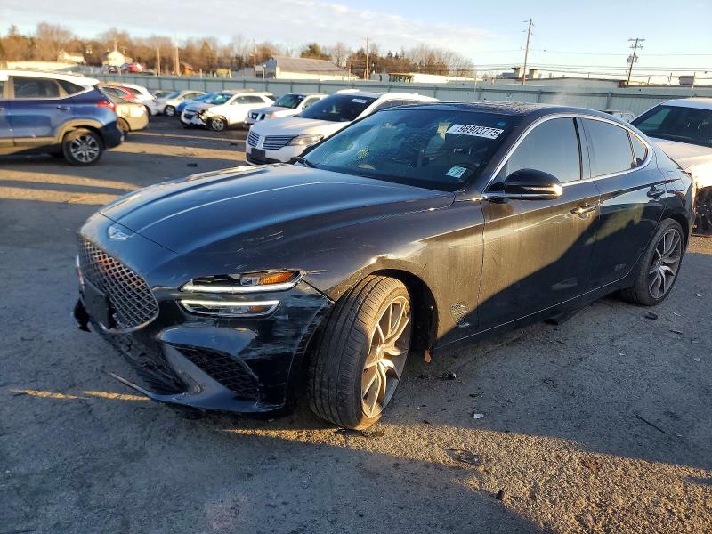 GENESIS G70 BASE 2022 with VIN KMTG34TA5NU089597 - Photo from auction