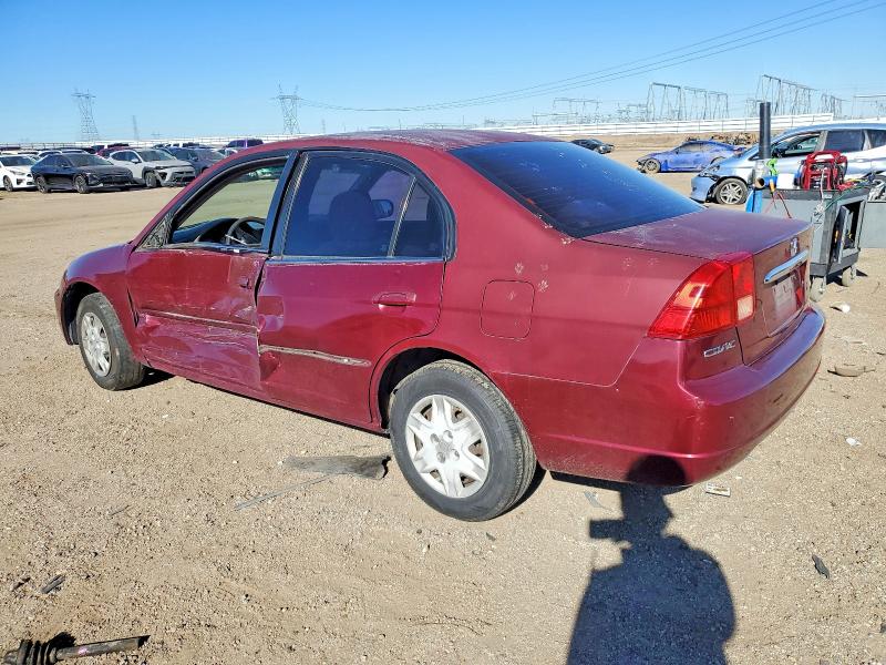 Photo 2 from auction – 2002 HONDA CIVIC LX with VIN 2HGES16642H520641