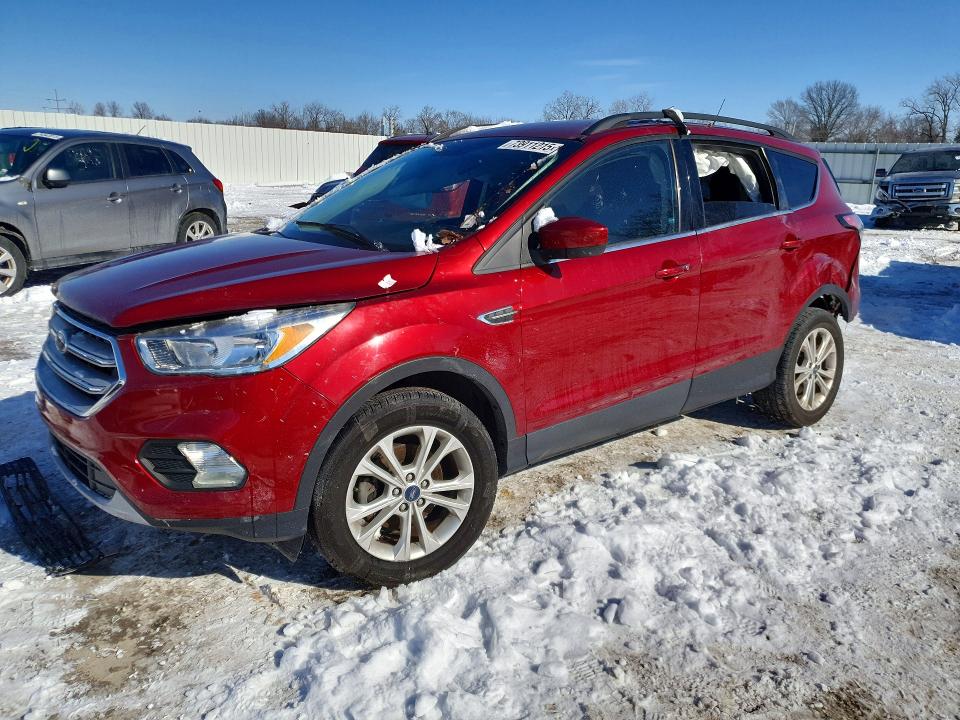 FORD ESCAPE 2018 with VIN 1FMCU0GD7JUD03258 - Photo from auction