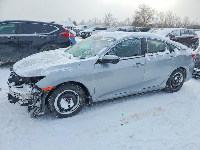 HONDA CIVIC EX 2018 with VIN 2HGFC2F86JH006619 - Photo from auction