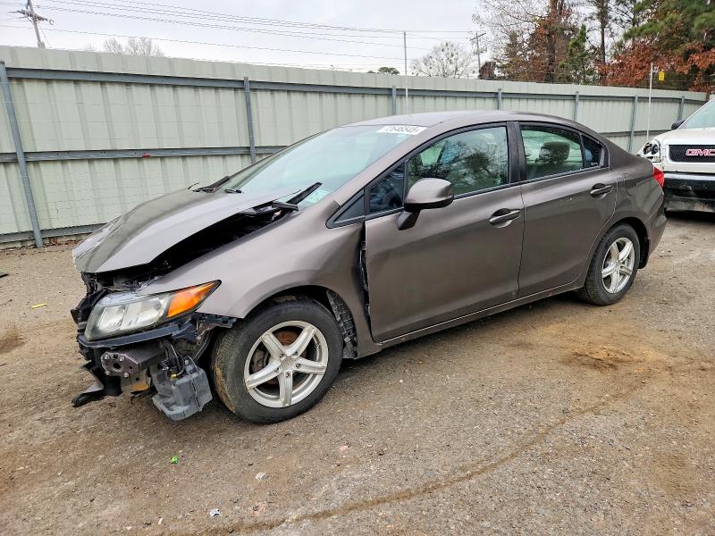HONDA CIVIC LX 2012 with VIN 2HGFB2F59CH587738 - Photo from auction