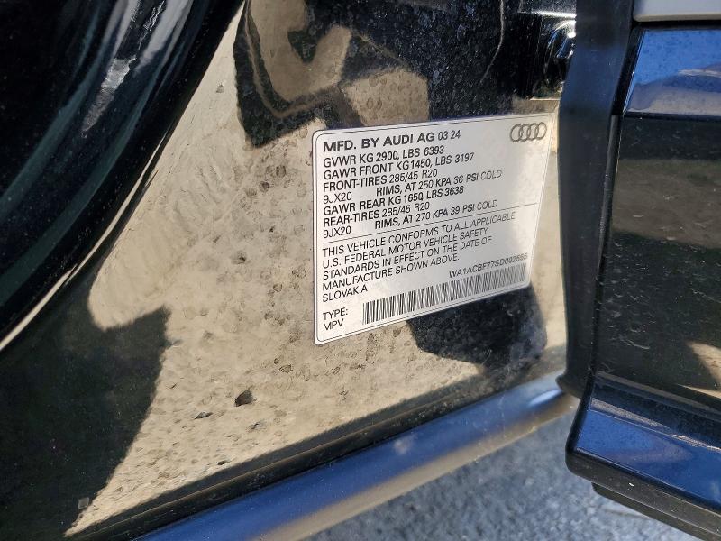 Photo 14 from auction – 2025 AUDI Q7 PREMIUM with VIN WA1ACBF77SD002555