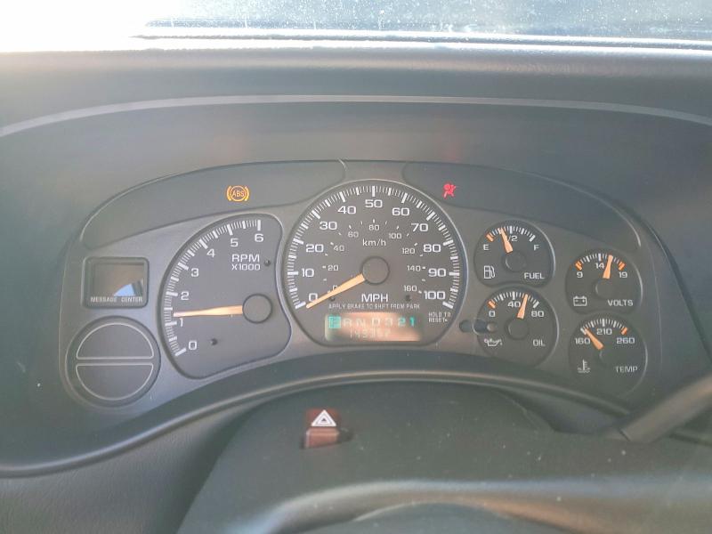 Photo 9 from auction – 2002 CHEVROLET AVALANCHE with VIN 3GNEK13T02G291438
