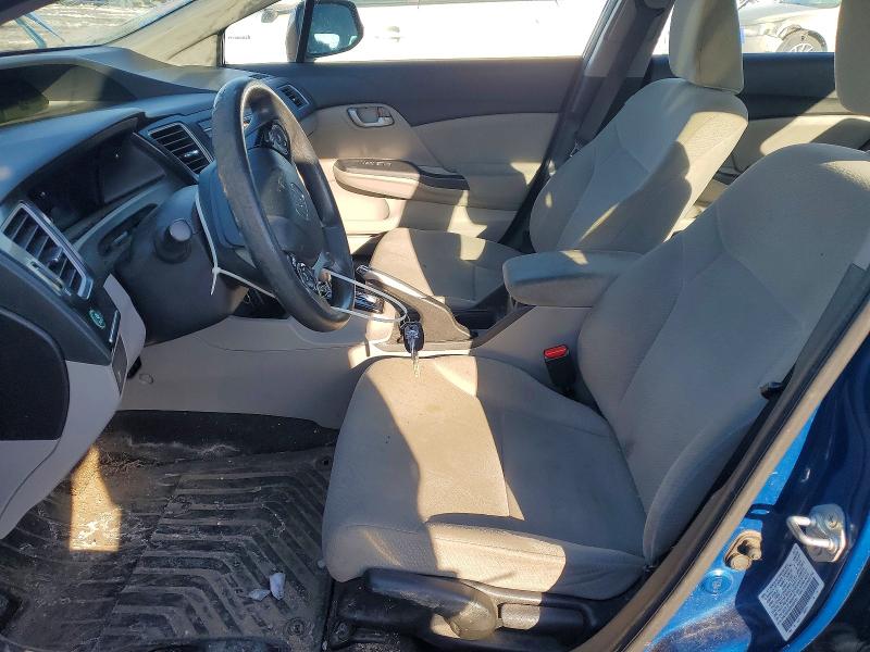 Photo 7 from auction – 2013 HONDA CIVIC LX with VIN 2HGFB2F55DH539185
