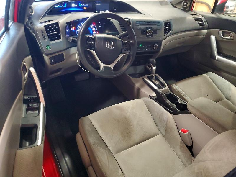 Photo 8 from auction – 2012 HONDA CIVIC with VIN 2HGFG3B86CH565655