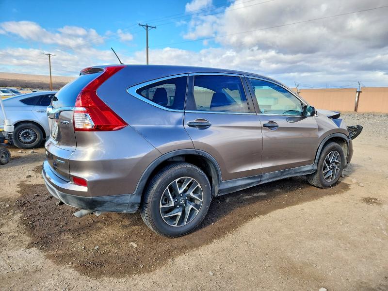 Photo 3 from auction – 2016 HONDA CR-V SE with VIN 5J6RM4H45GL076441