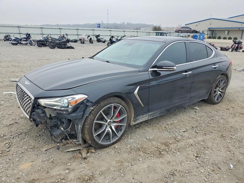 GENESIS G70 PRESTI 2019 with VIN KMTG34LE7KU024734 - Photo from auction