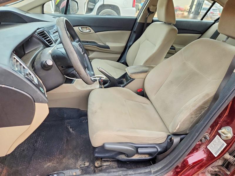Photo 7 from auction – 2013 HONDA CIVIC LX with VIN 2HGFB2F53DH503978