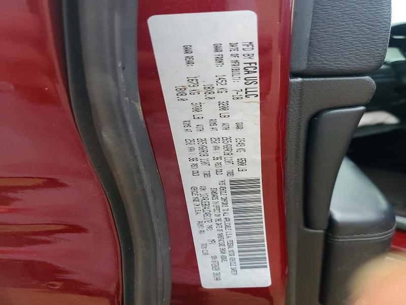 Photo 14 from auction – 2018 JEEP GRAND CHER with VIN 1C4RJEBG4JC481172