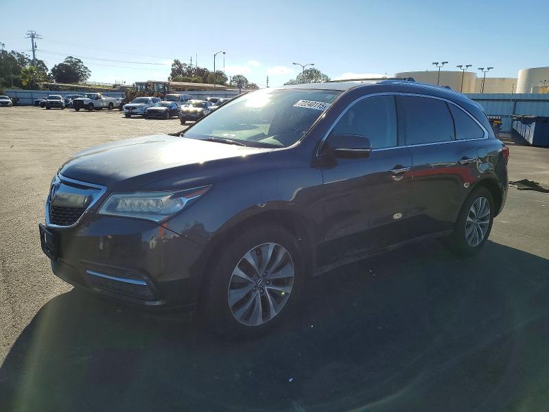 ACURA MDX ADVANC 2014 with VIN 5FRYD4H89EB012115 - Photo from auction