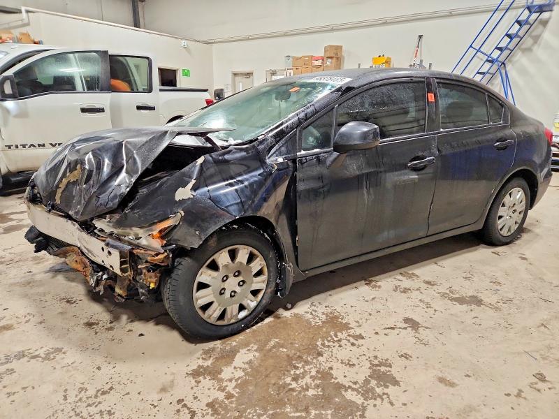 HONDA CIVIC LX 2012 with VIN 2HGFB2F49CH033378 - Photo from auction