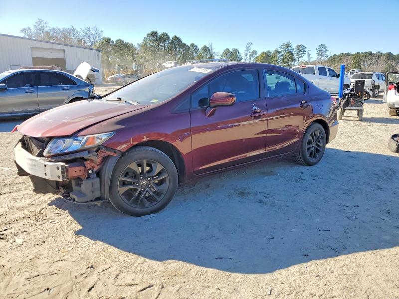 HONDA CIVIC EX 2014 with VIN 2HGFB2F86EH552460 - Photo from auction