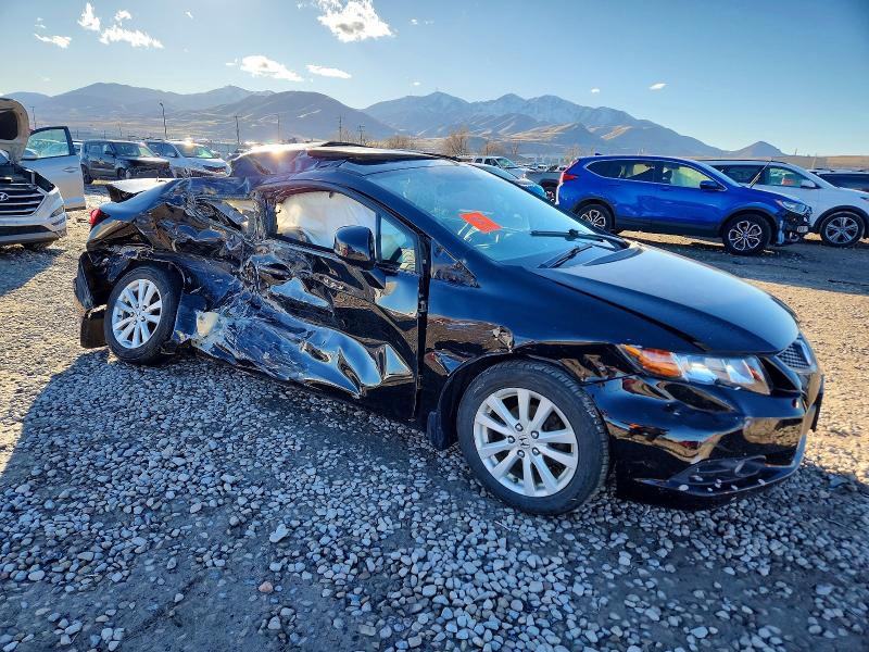 Photo 4 from auction – 2012 HONDA CIVIC EXL with VIN 2HGFG3B10CH523615