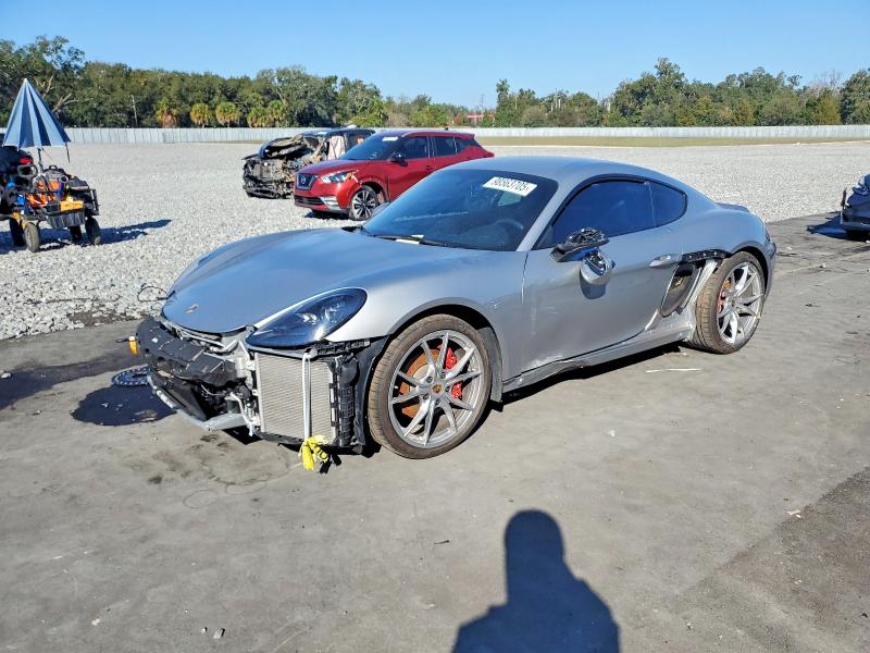 PORSCHE CAYMAN S 2018 with VIN WP0AB2A8XJK278232 - Photo from auction