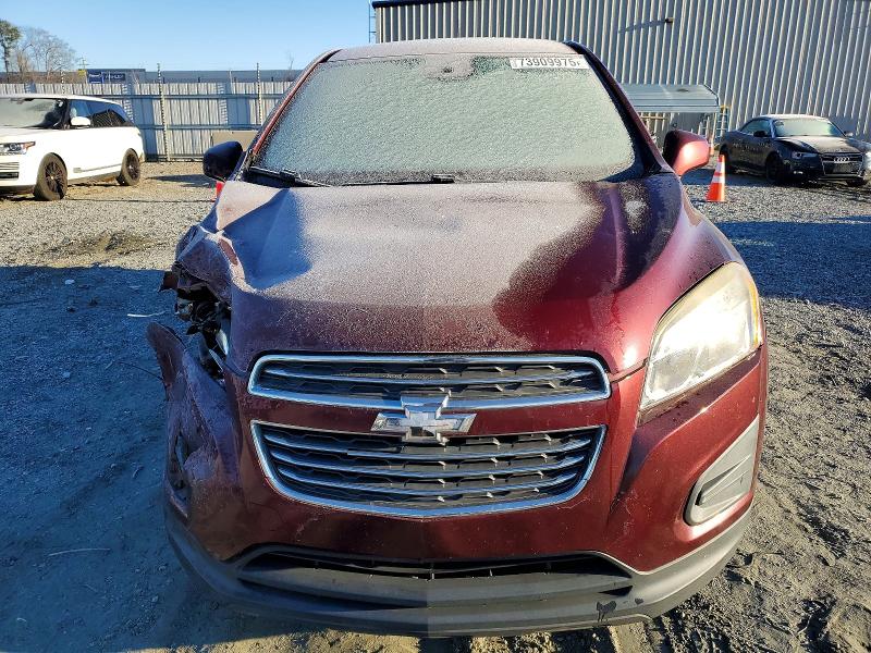 Photo 5 from auction – 2016 CHEVROLET TRAX LS with VIN 3GNCJKSB2GL134050