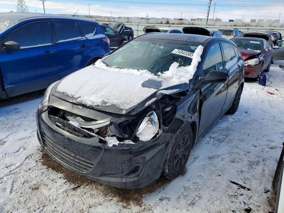 HYUNDAI ACCENT 2017 with VIN KMHCT5AE5HU326629 - Photo from auction