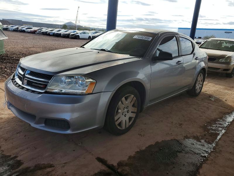 DODGE AVENGER 2014 with VIN 1C3CDZAG7EN151028 - Photo from auction