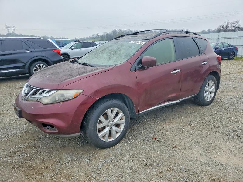NISSAN MURANO 2012 with VIN JN8AZ1MU2CW118926 - Photo from auction