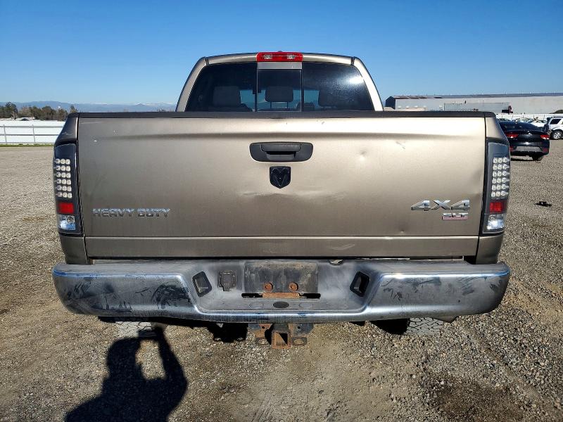 Photo 6 from auction – 2006 DODGE RAM 2500 with VIN 3D7KS29C56G236715